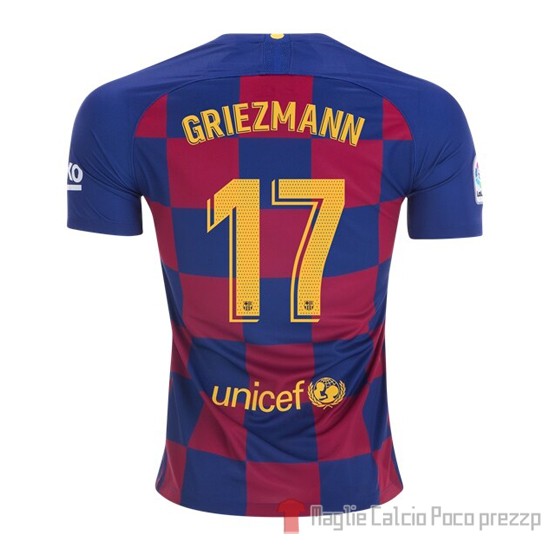Maglia Barcellona Giocatore Griezmann Home 2019/2020 - Clicca l'immagine per chiudere